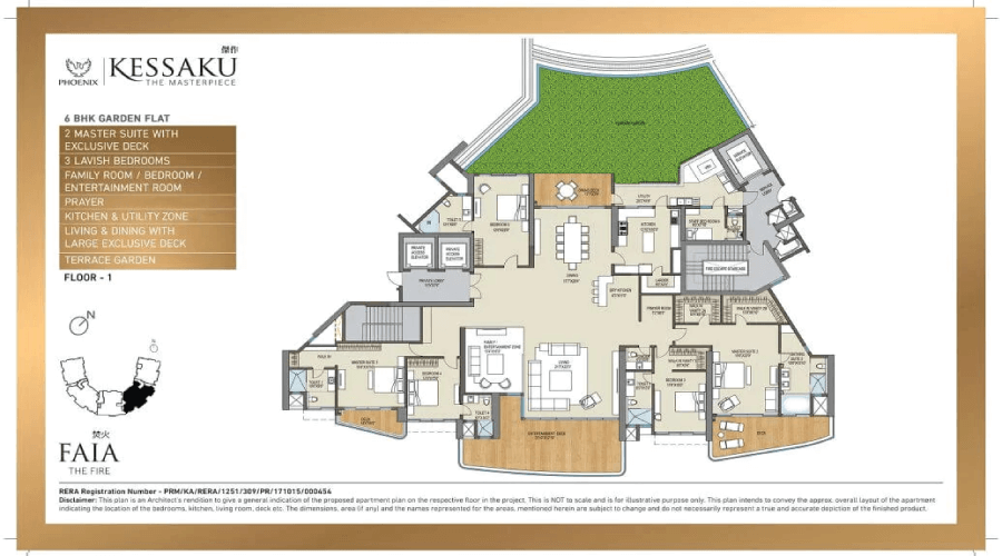 6 BHK Floor Plan