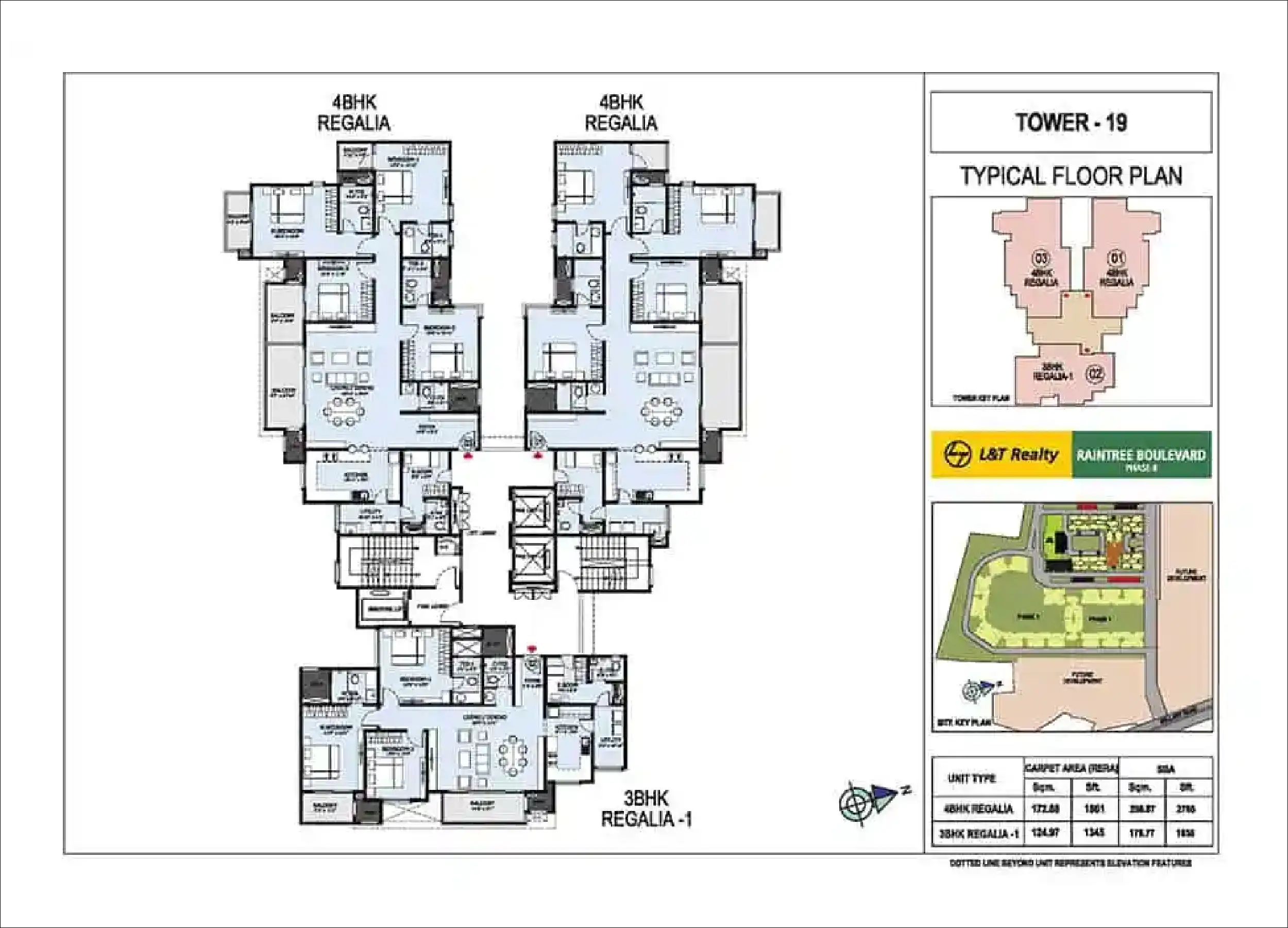 4 BHK Floor Plan