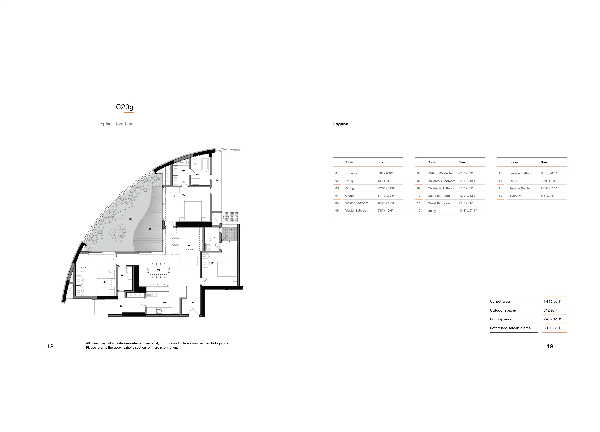 3 BHK Floor Plan