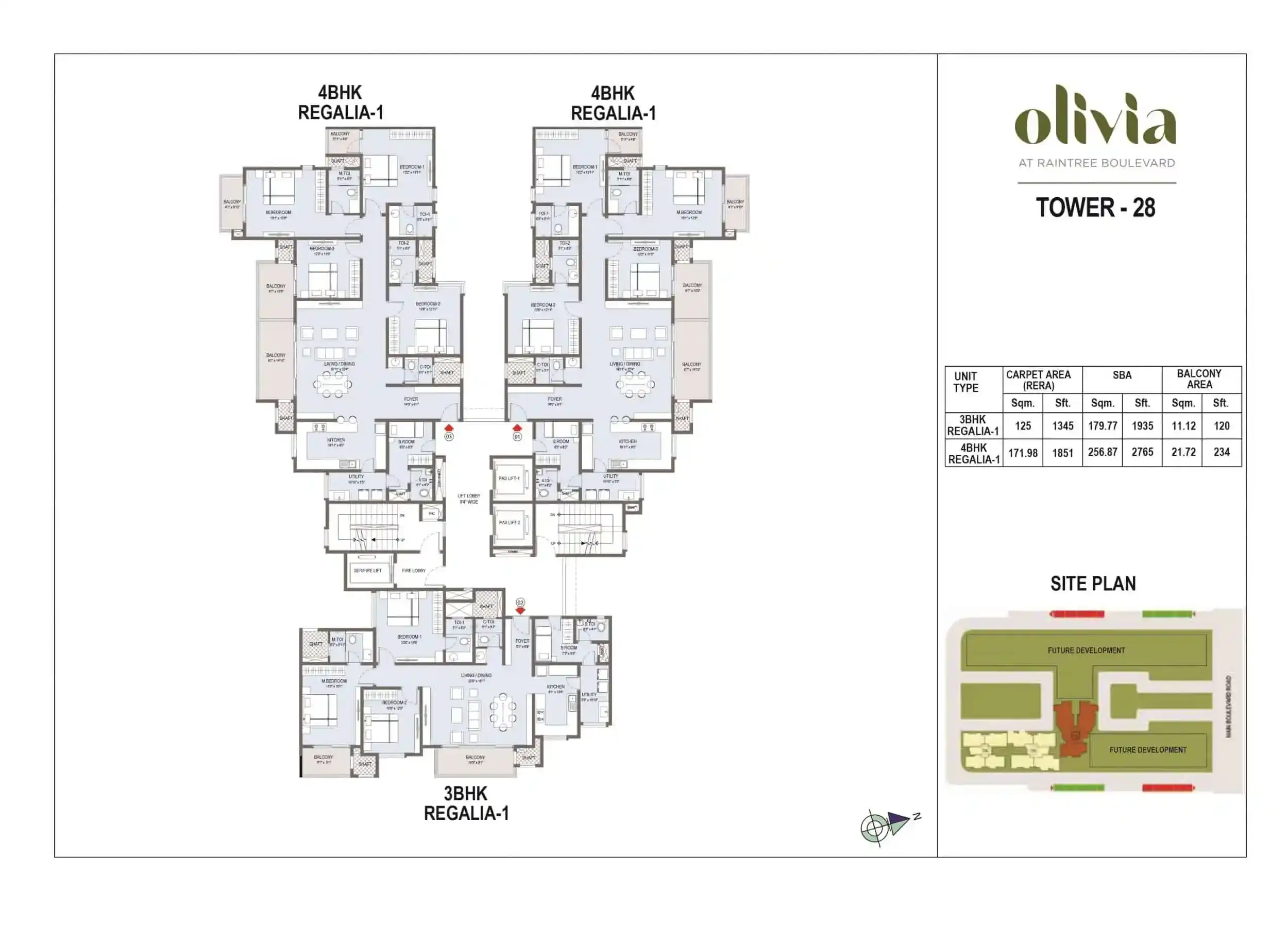4 BHK Floor Plan