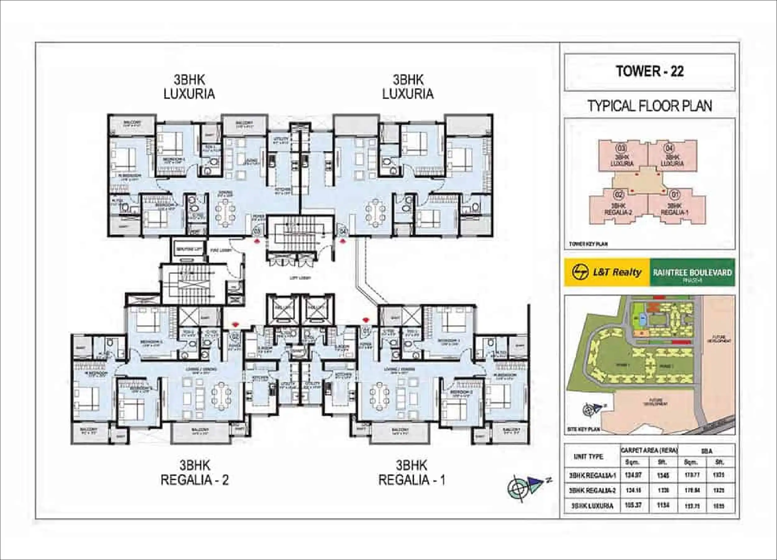 3 BHK Floor Plan
