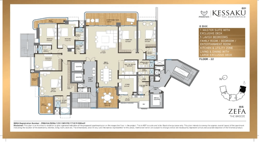 8 BHK Floor Plan