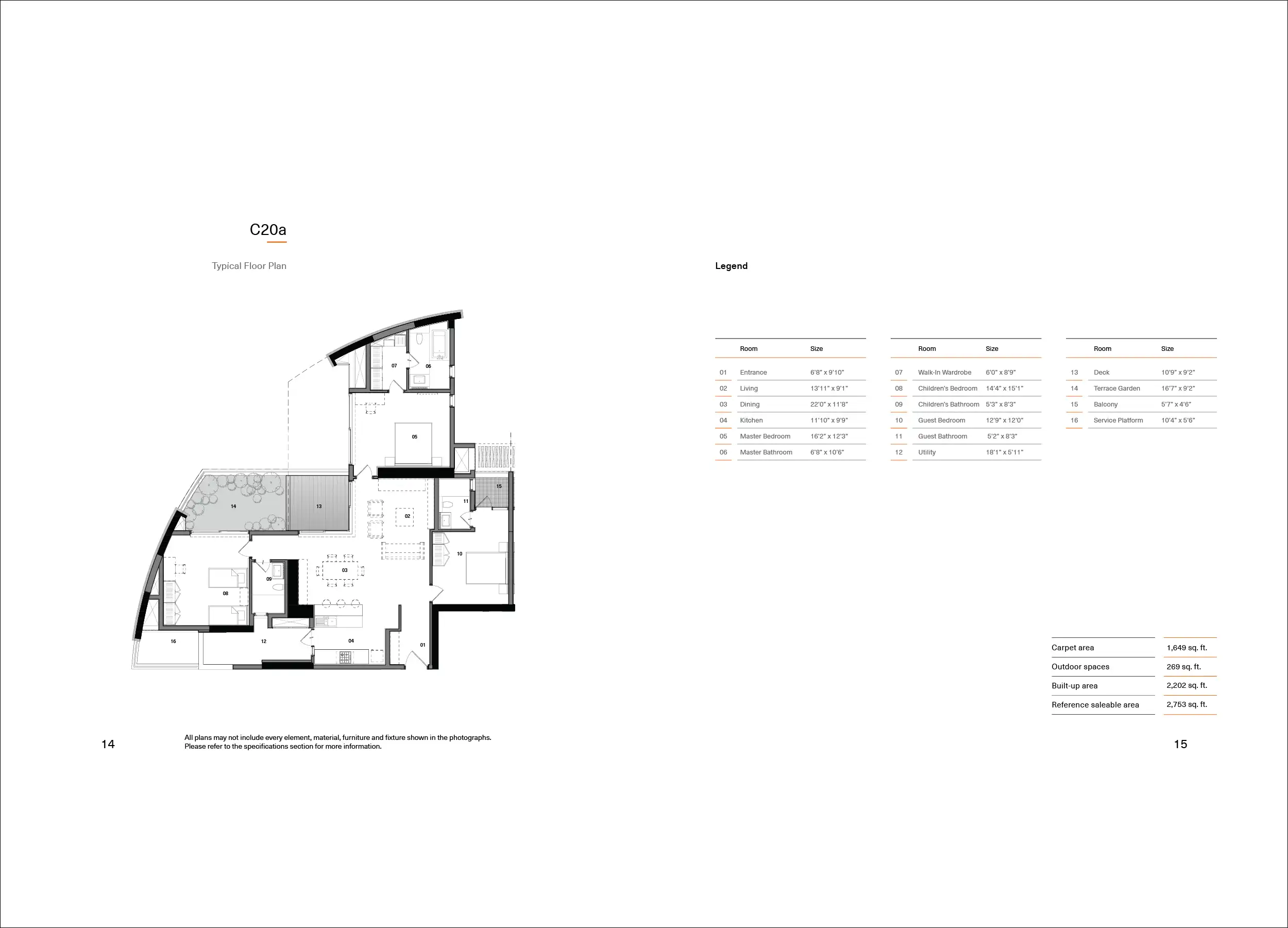 3 BHK Floor Plan