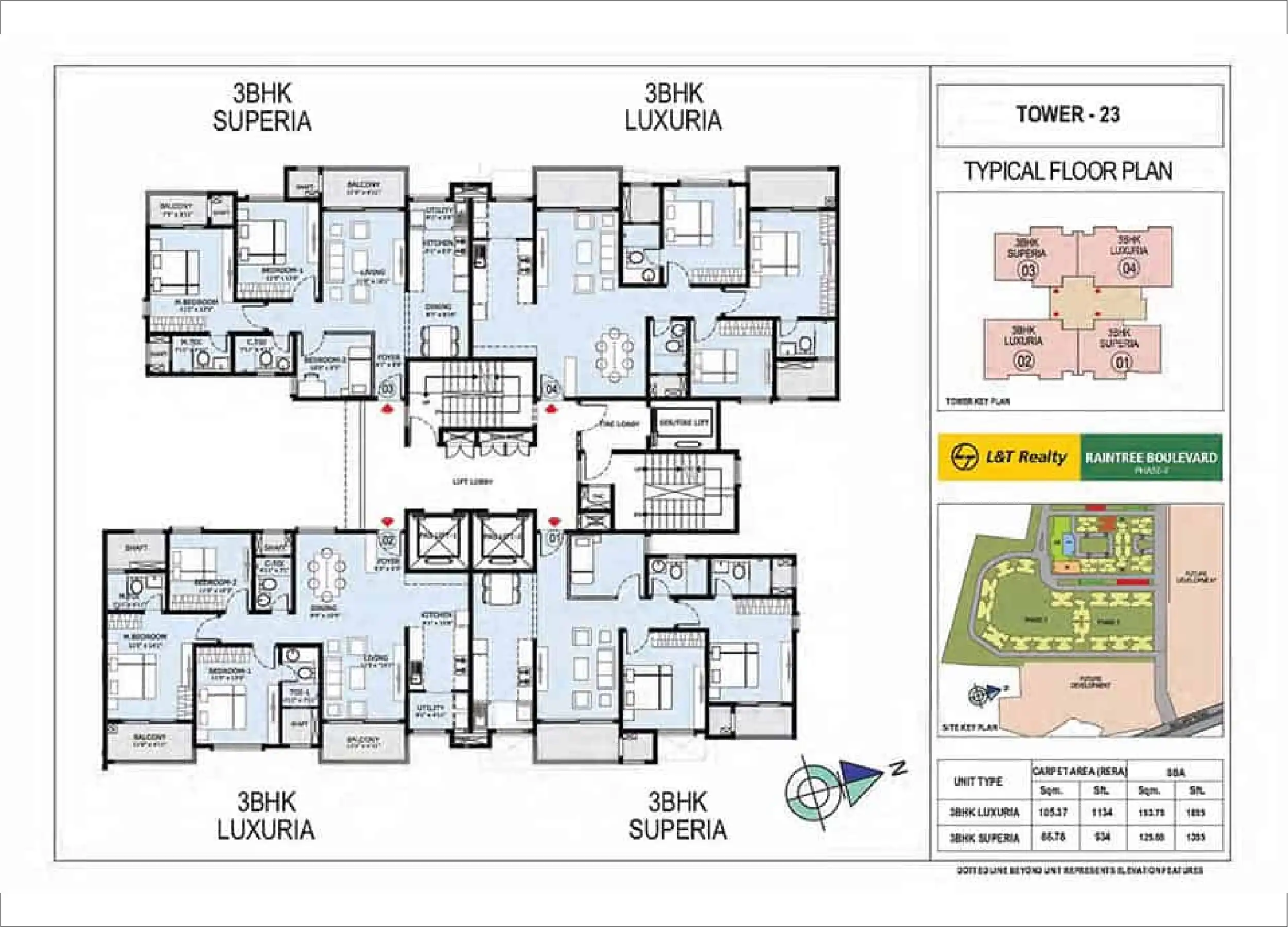3 BHK Floor Plan