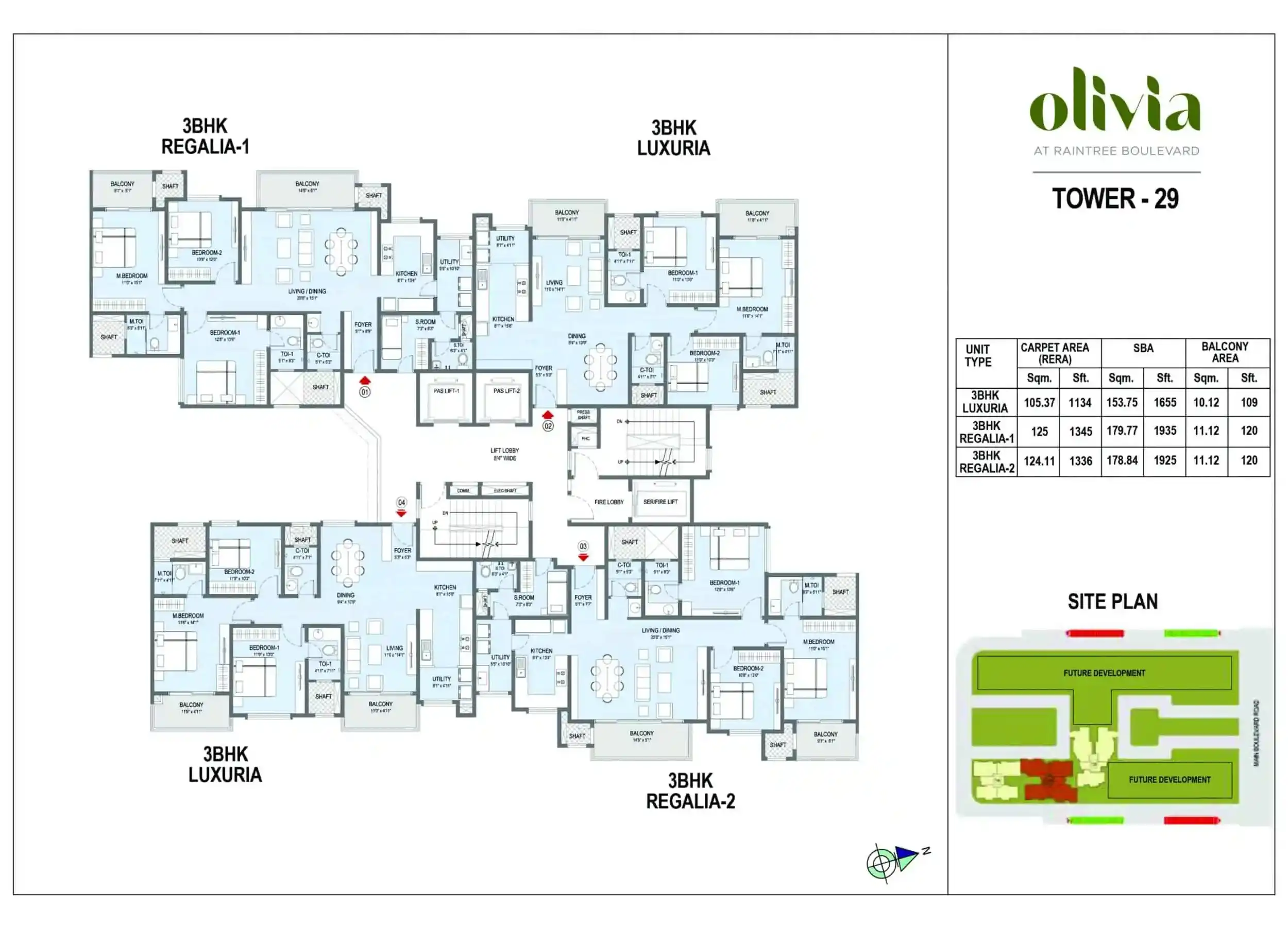 3 BHK Floor Plan