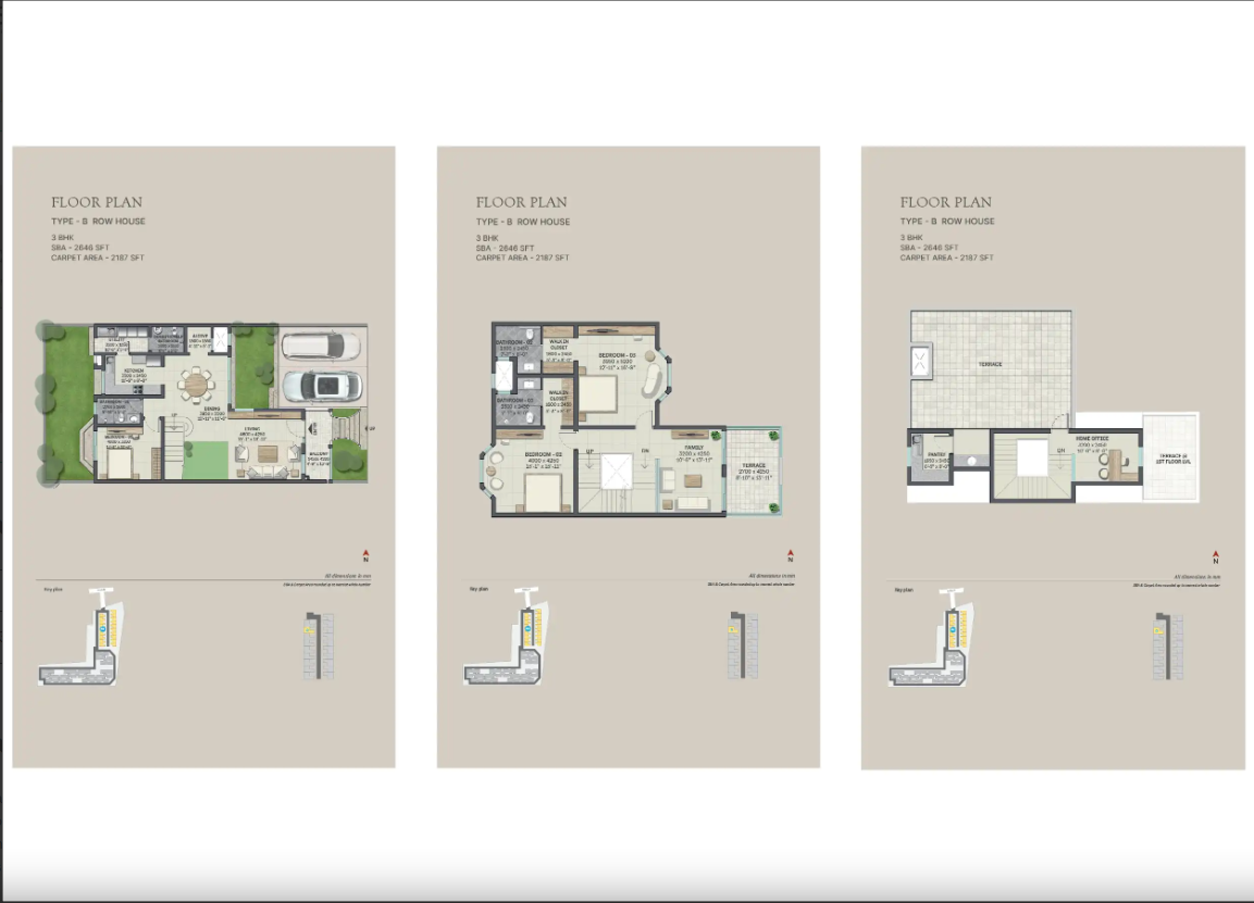 3 BHK Floor Plan