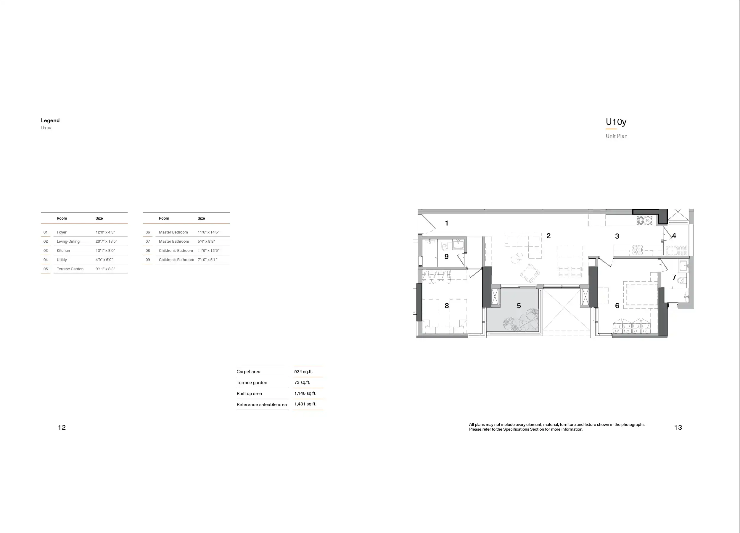2 BHK Floor Plan
