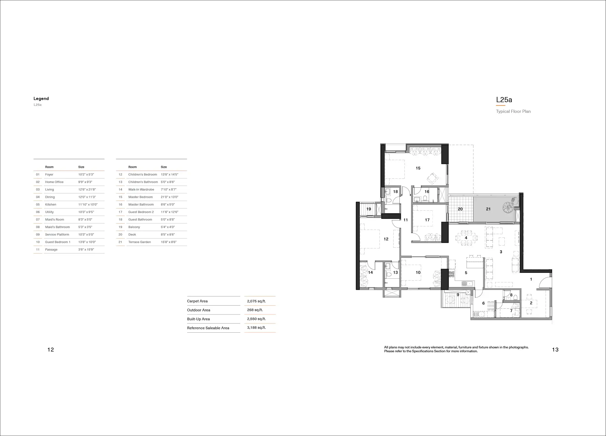 4 BHK Floor Plan